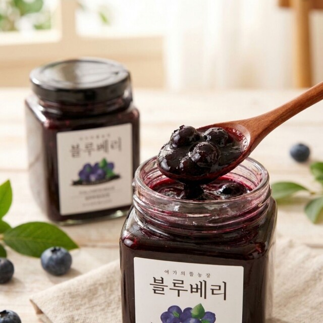 강원더몰,[3월 특가세일] 여가의뜰농장 블루베리콩포트잼 270g